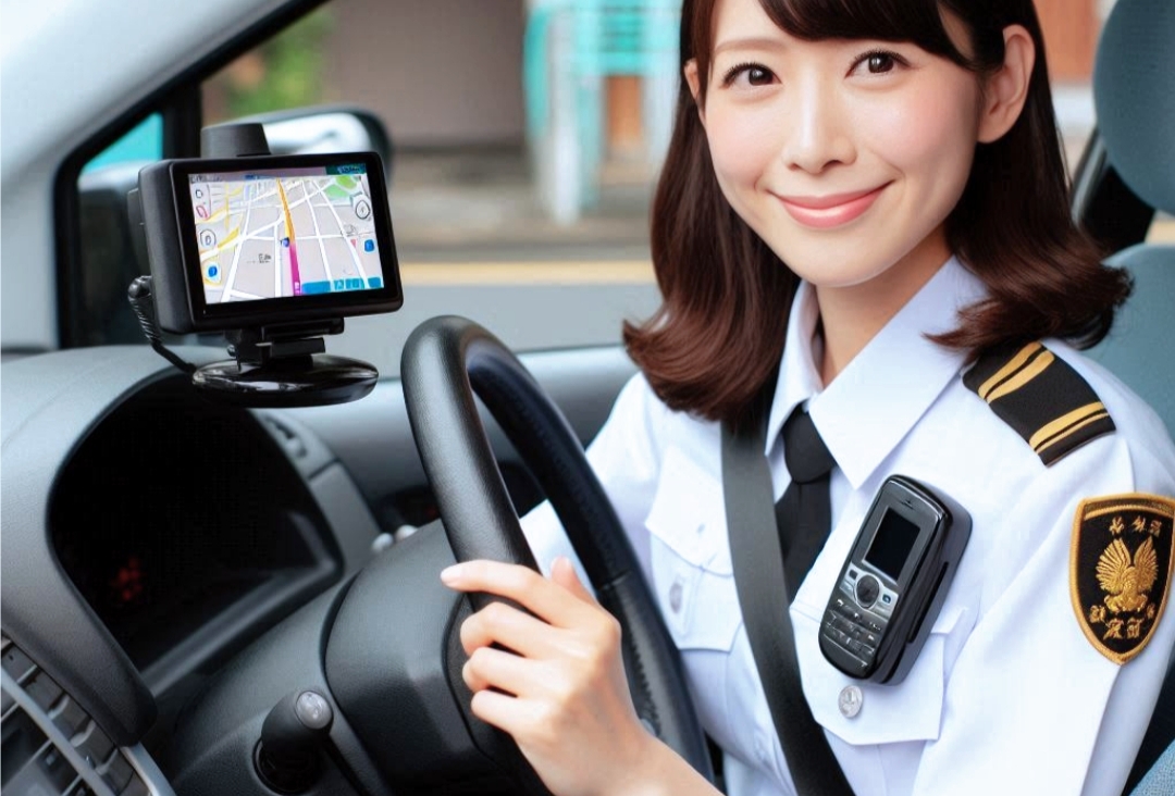 女性タクシードライバー