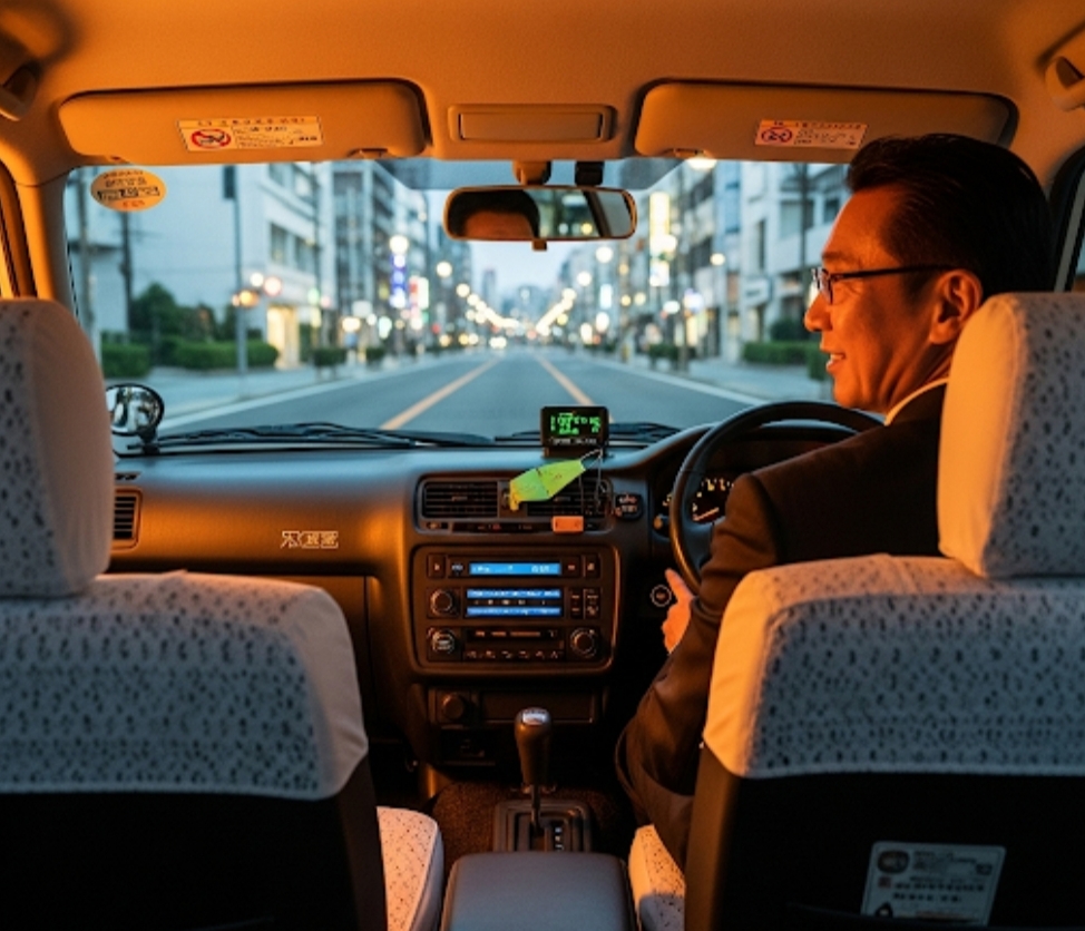 快適な車内を実現するタクシー運転手