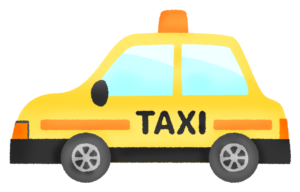 タクシーのイラスト