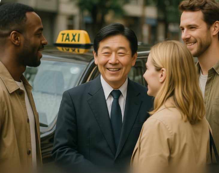 タクシー運転手と外国人①