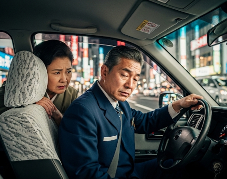 クレーム対応のタクシー運転手