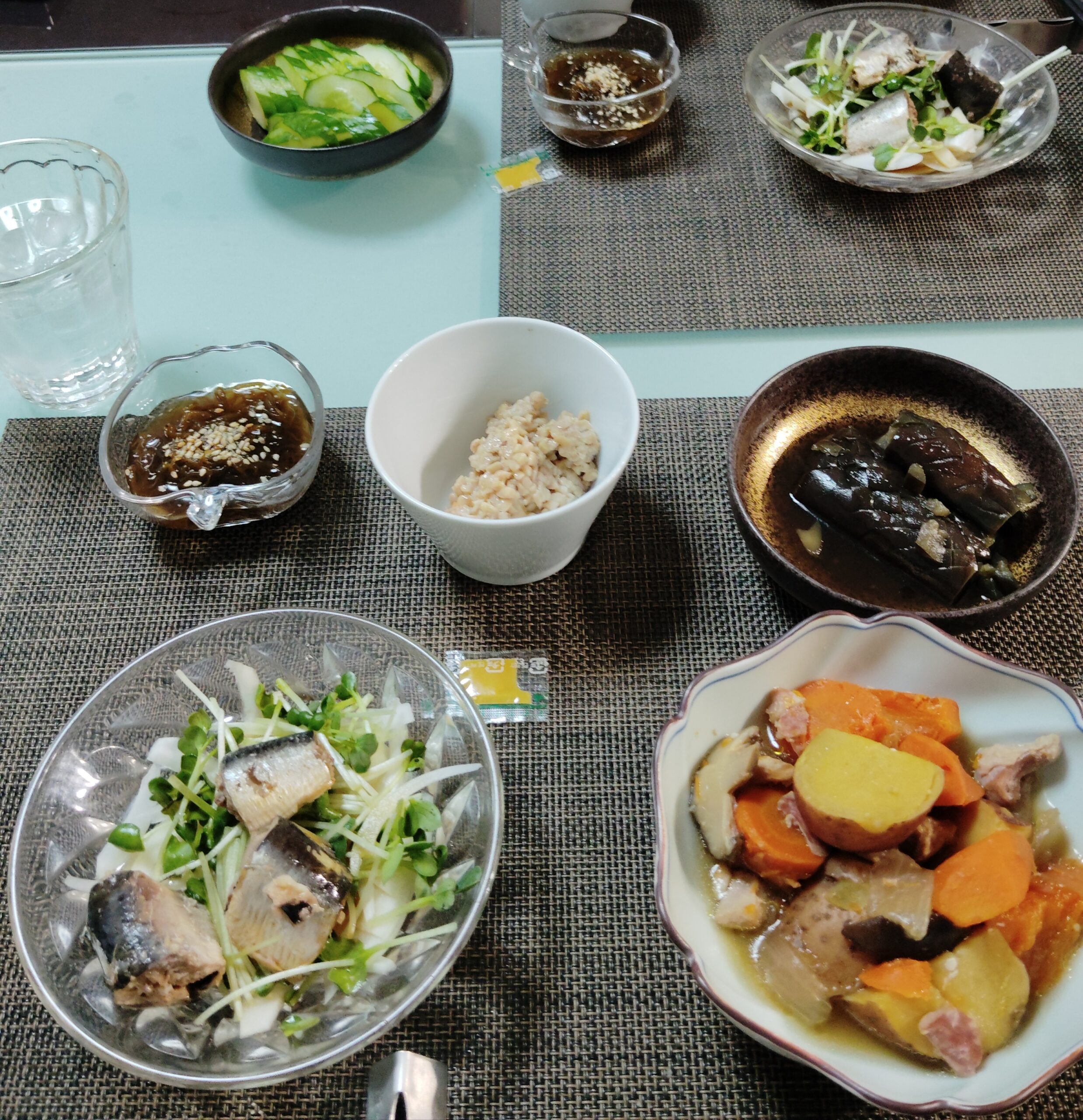 和食時短料理の全景。