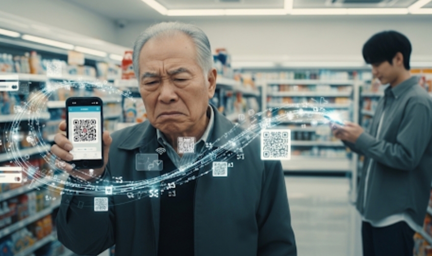 キャッシュレス時代の高齢者