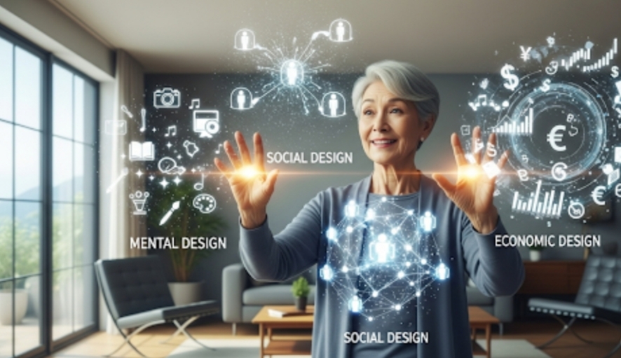 老後をデザインする高齢者