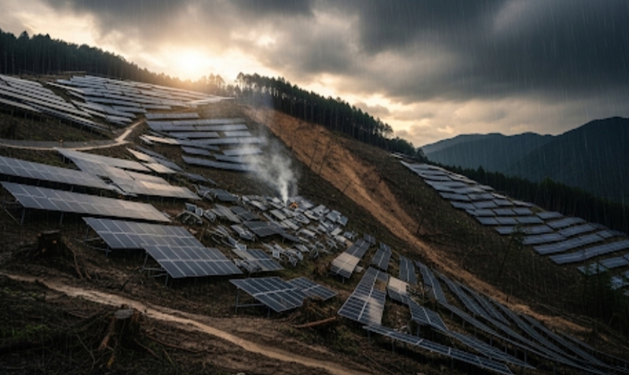 メガソーラーの環境汚染