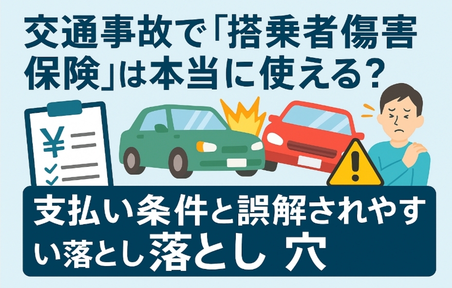 搭乗者傷害保険の落とし穴