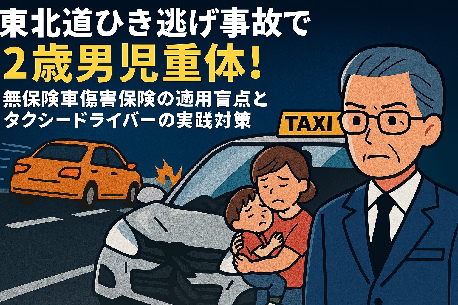 ひき逃げされた時の保険対応