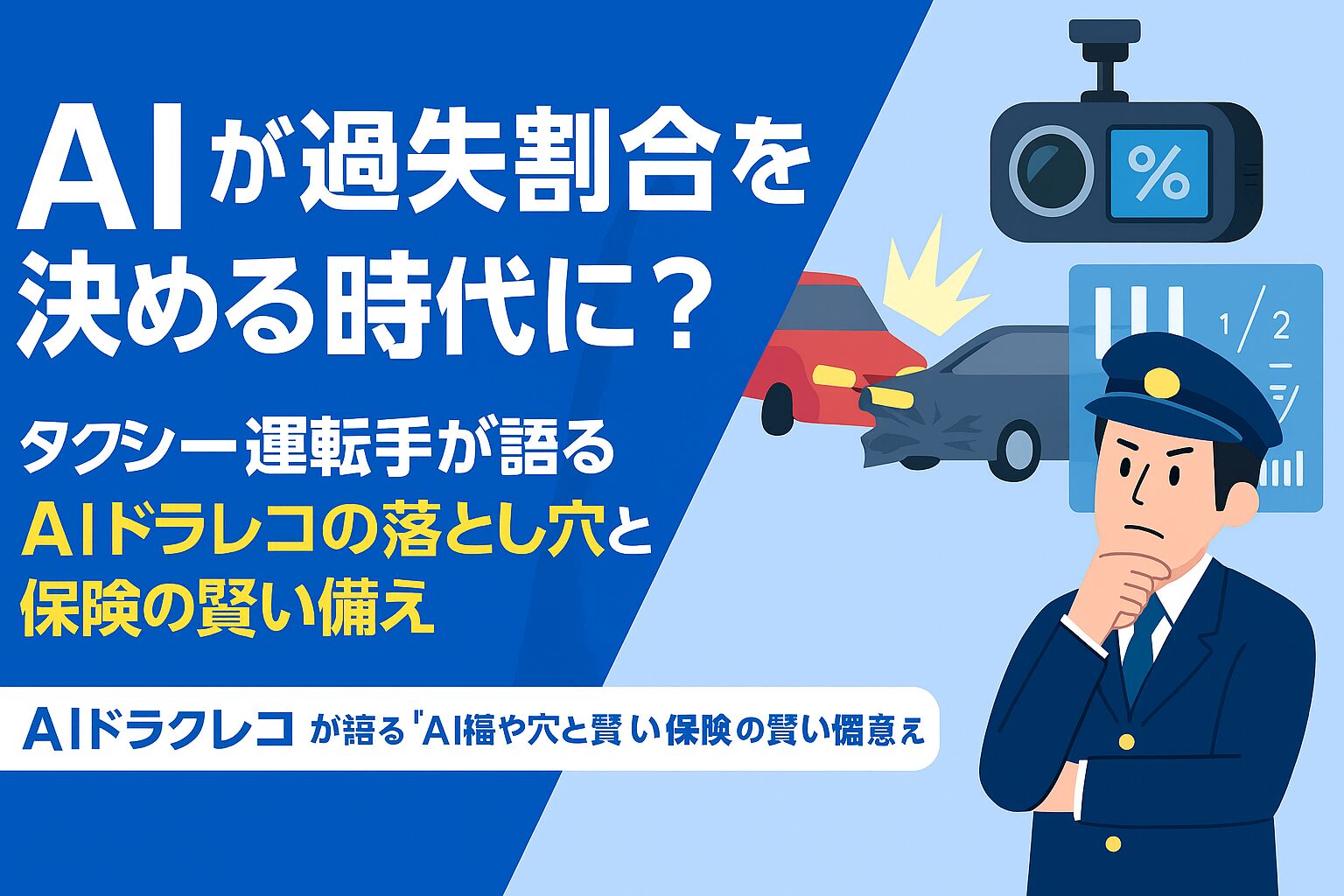 AIドラレコの落とし穴と保険の賢い備え