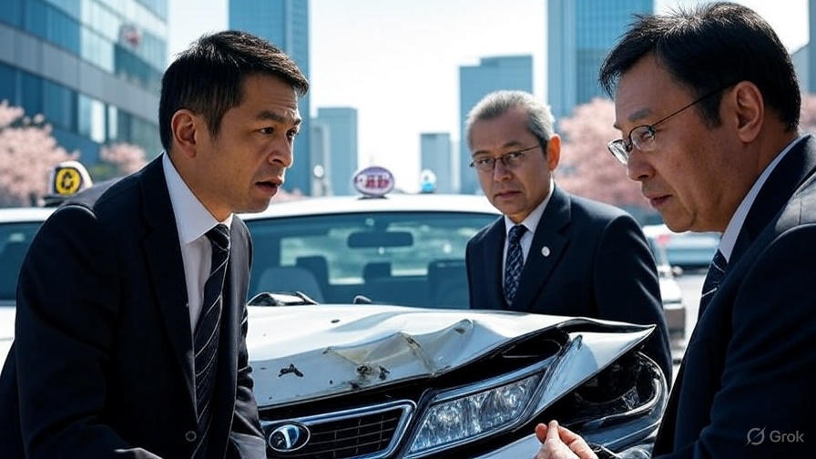 もらい事故の現場