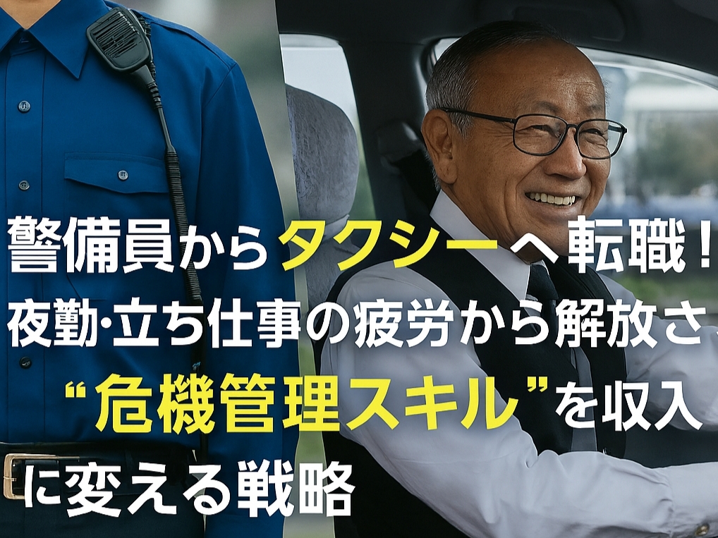 警備員からタクシー運転者への転職