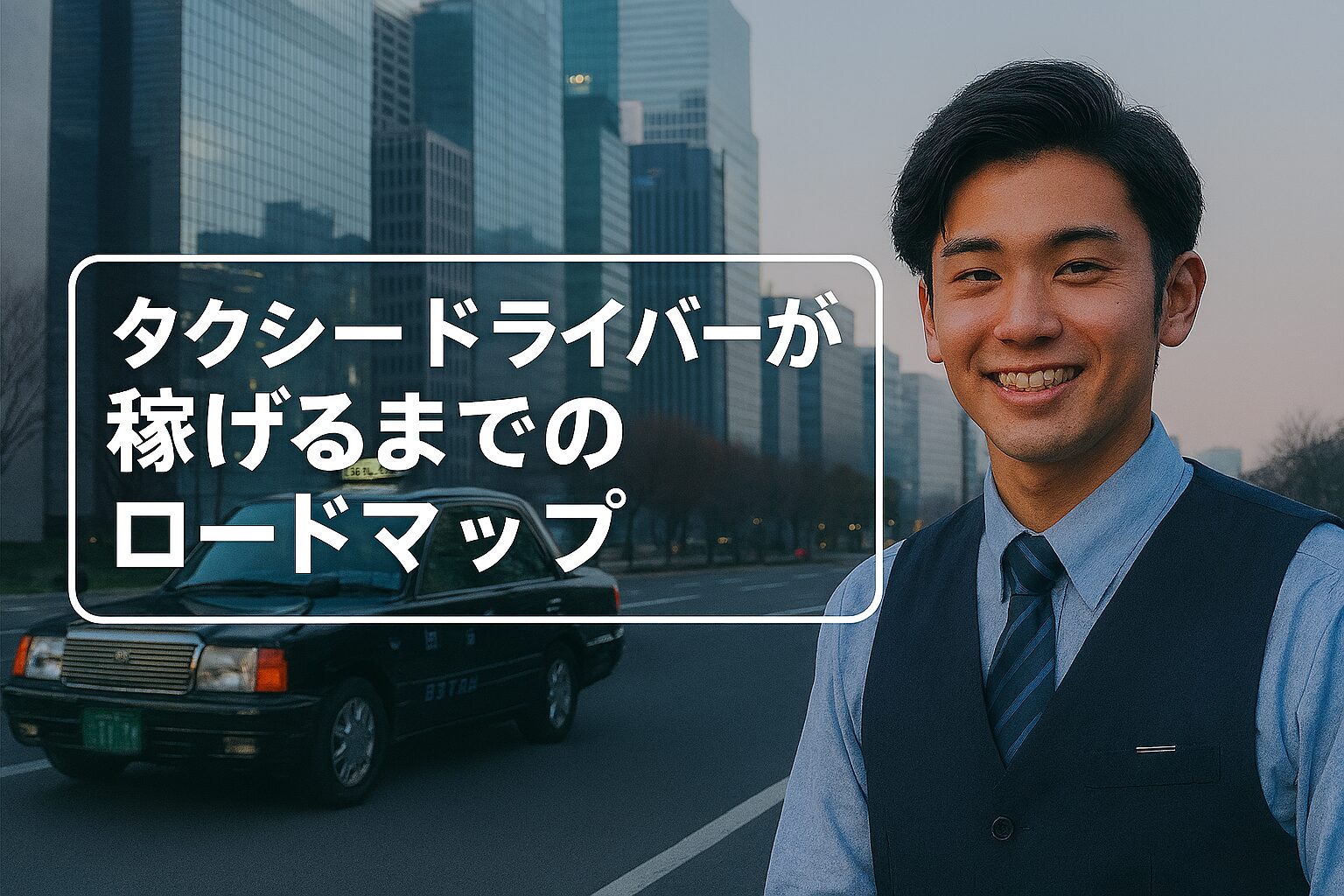 タクシードライバーが稼げるまでのロードマップ