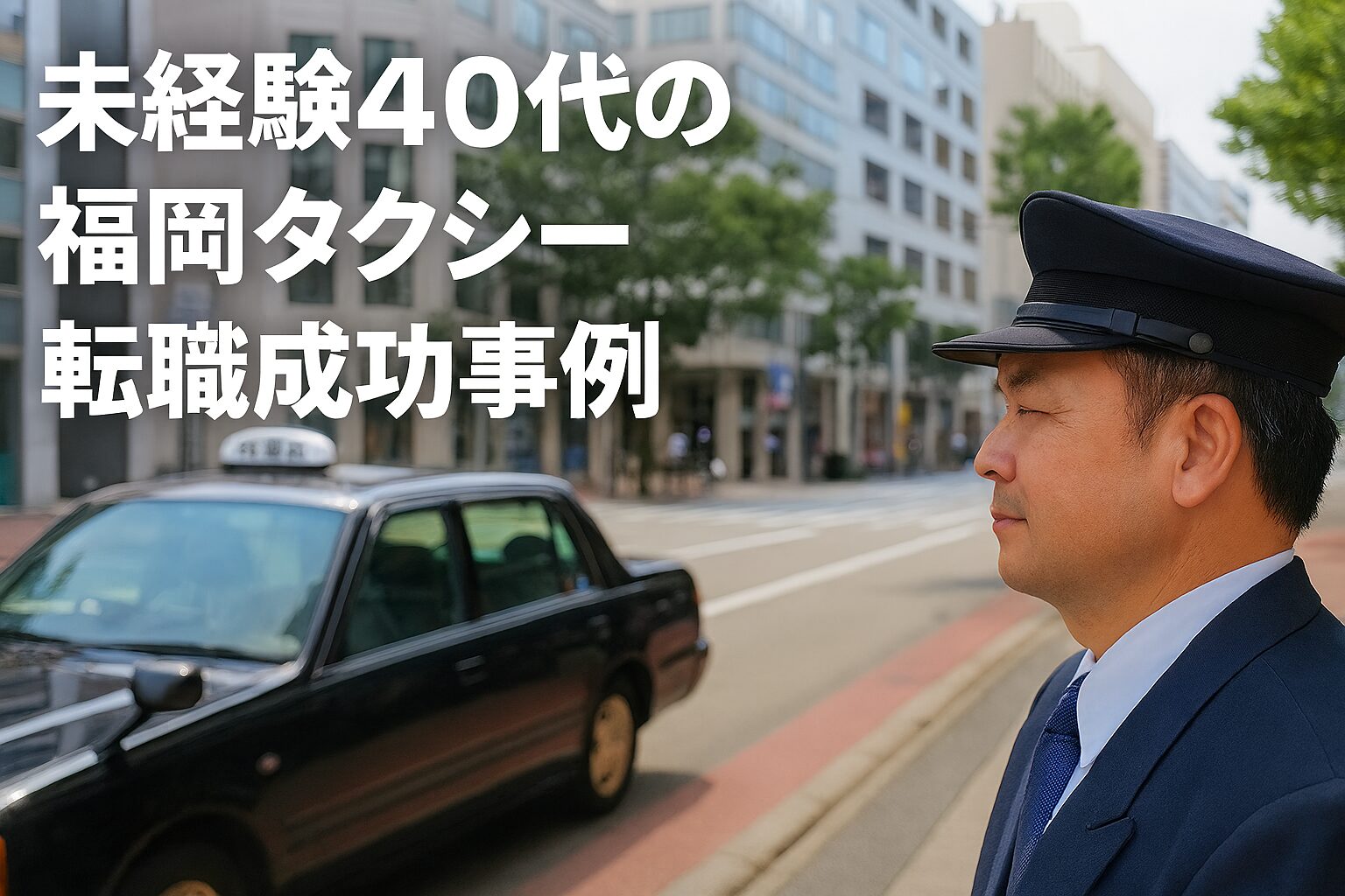 福岡40代タクシー転職成功例。