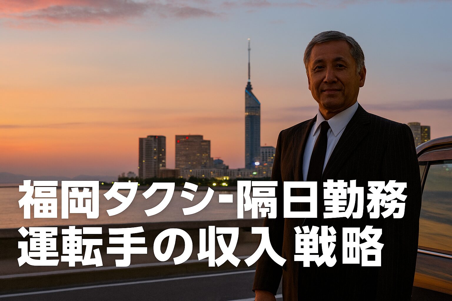 福岡タクシー隔日勤務運転手の収入戦略。
