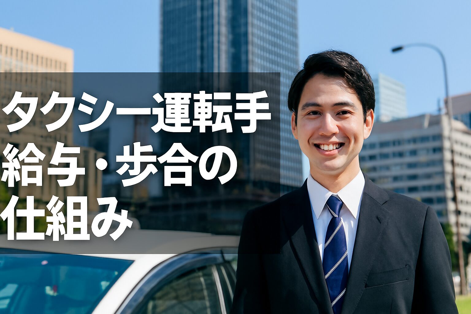 タクシー運転手給与・歩合の仕組み。