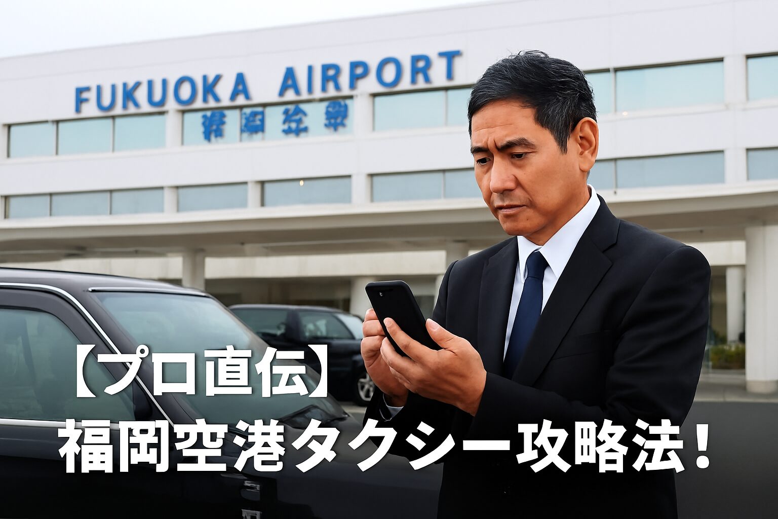 【プロ直伝】福岡空港タクシー攻略法。