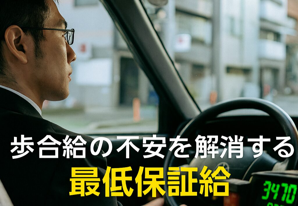 歩合給の不安を解消する最低保証給