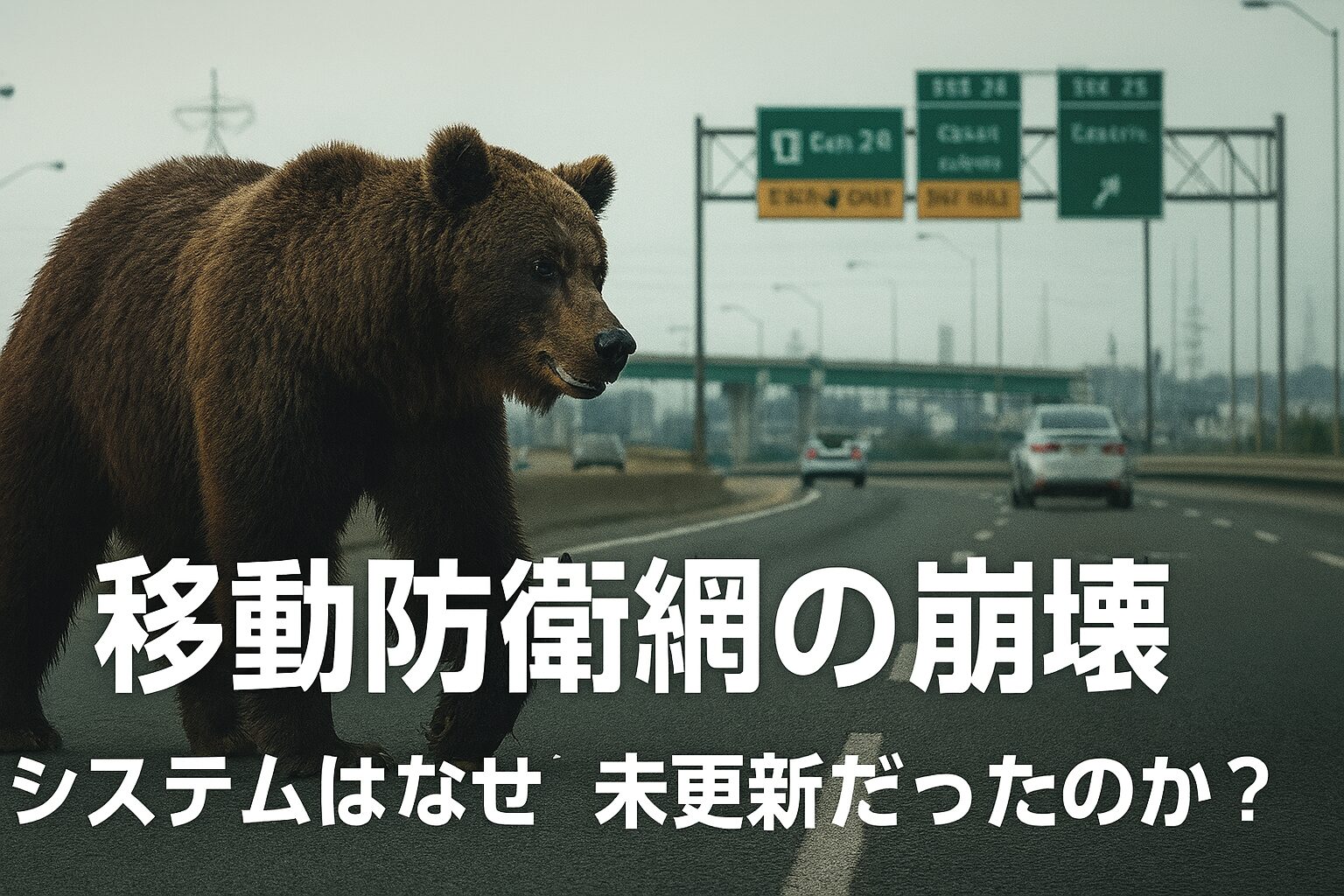 交通インフラと熊出没の関連性。