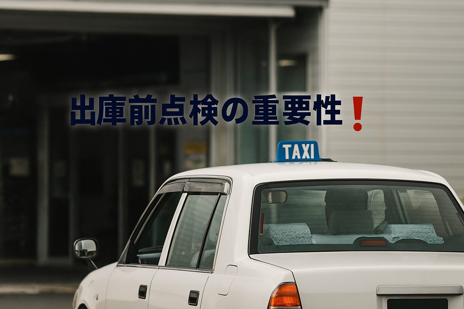 出庫前点検の重要性❗️