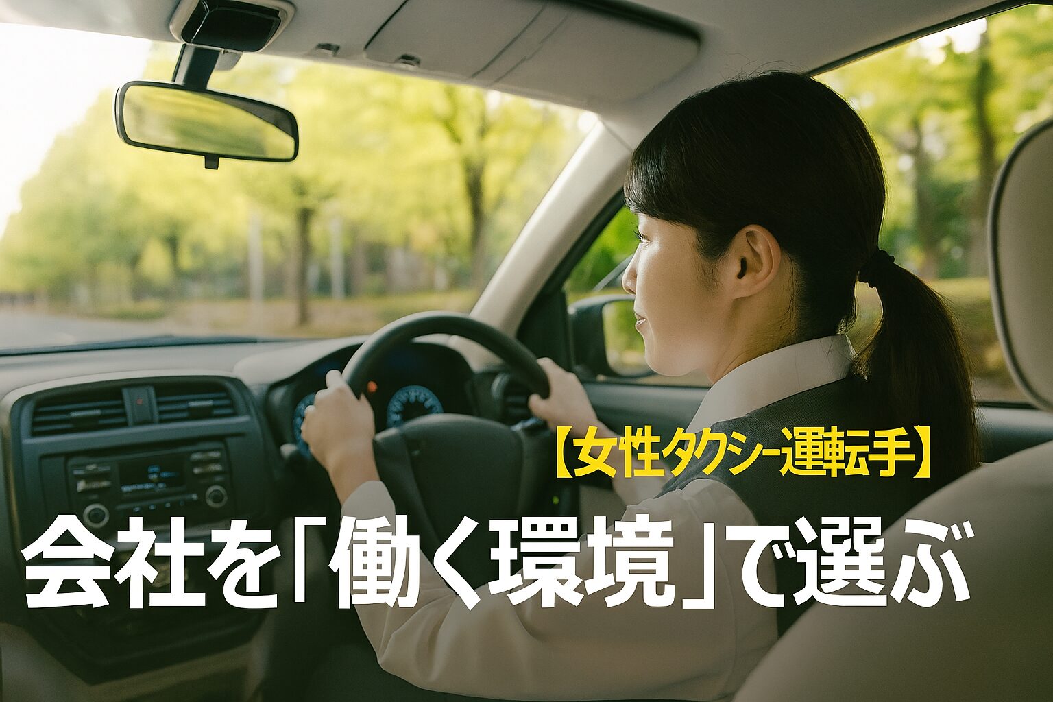 女性が選ぶべきタクシー会社。