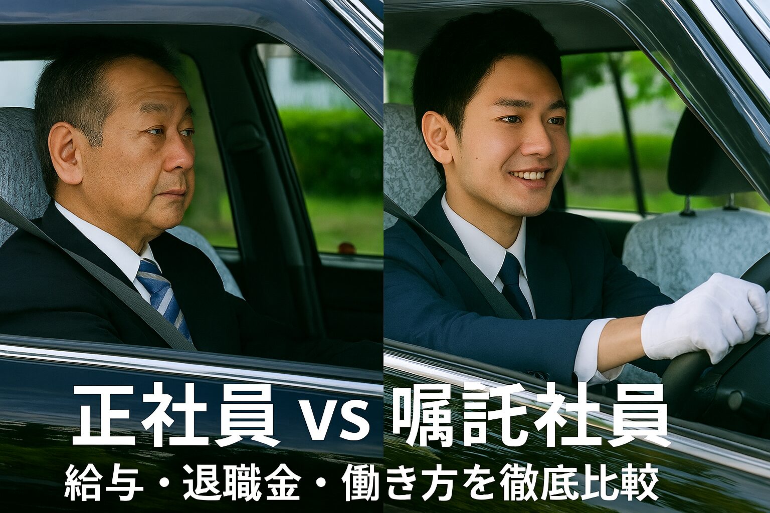 タクシー会社正社員vs嘱託社員
