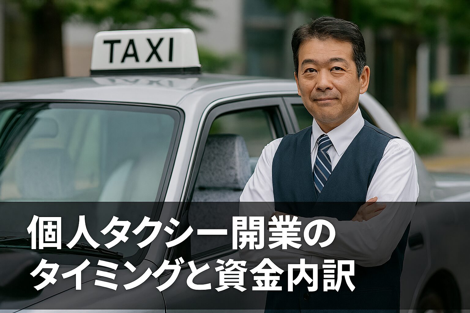 個人タクシー開業のタイミングと資金内訳