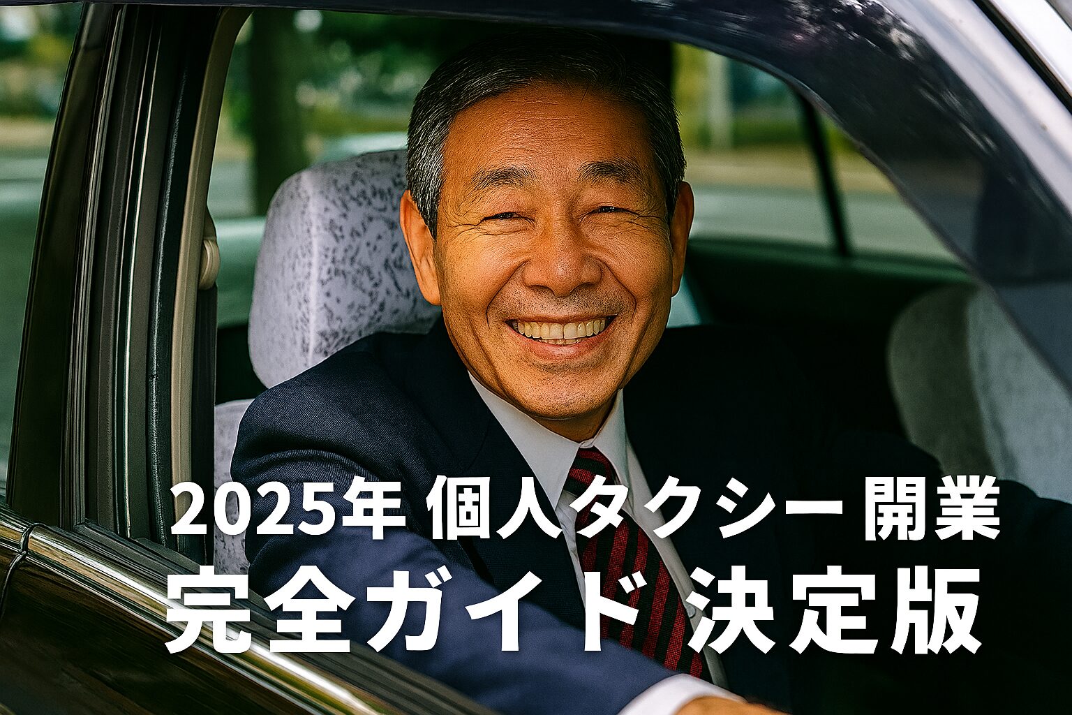 個人タクシー開業完全ガイド決定版。