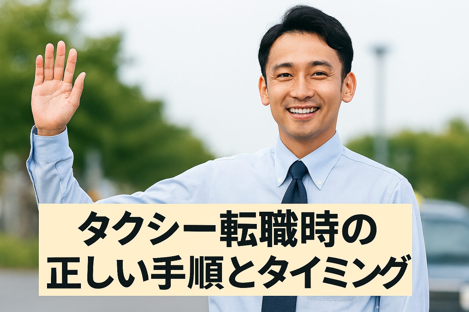 タクシー転職時の正しい手順とタイミング