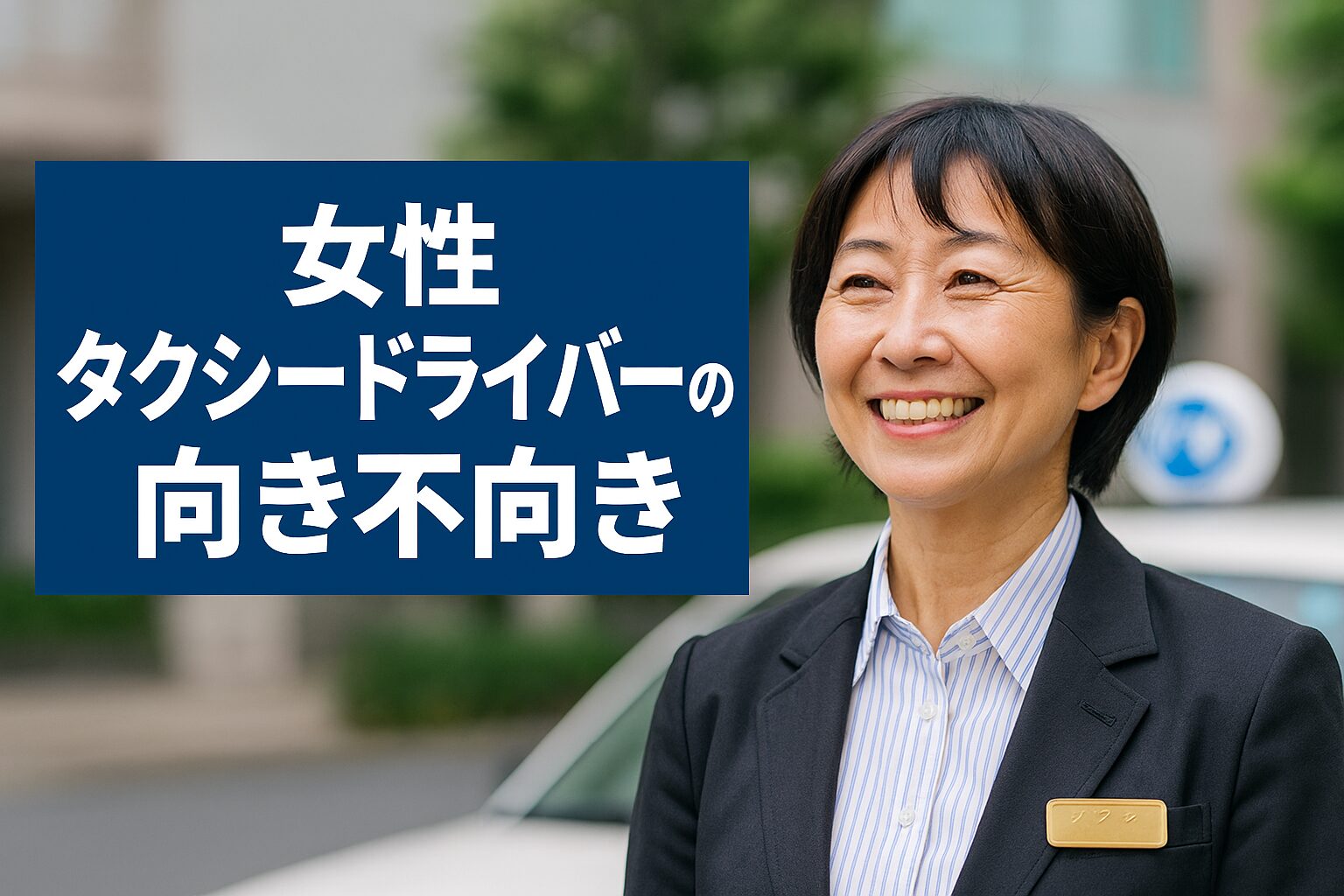 女性タクシードライバーの向き不向き