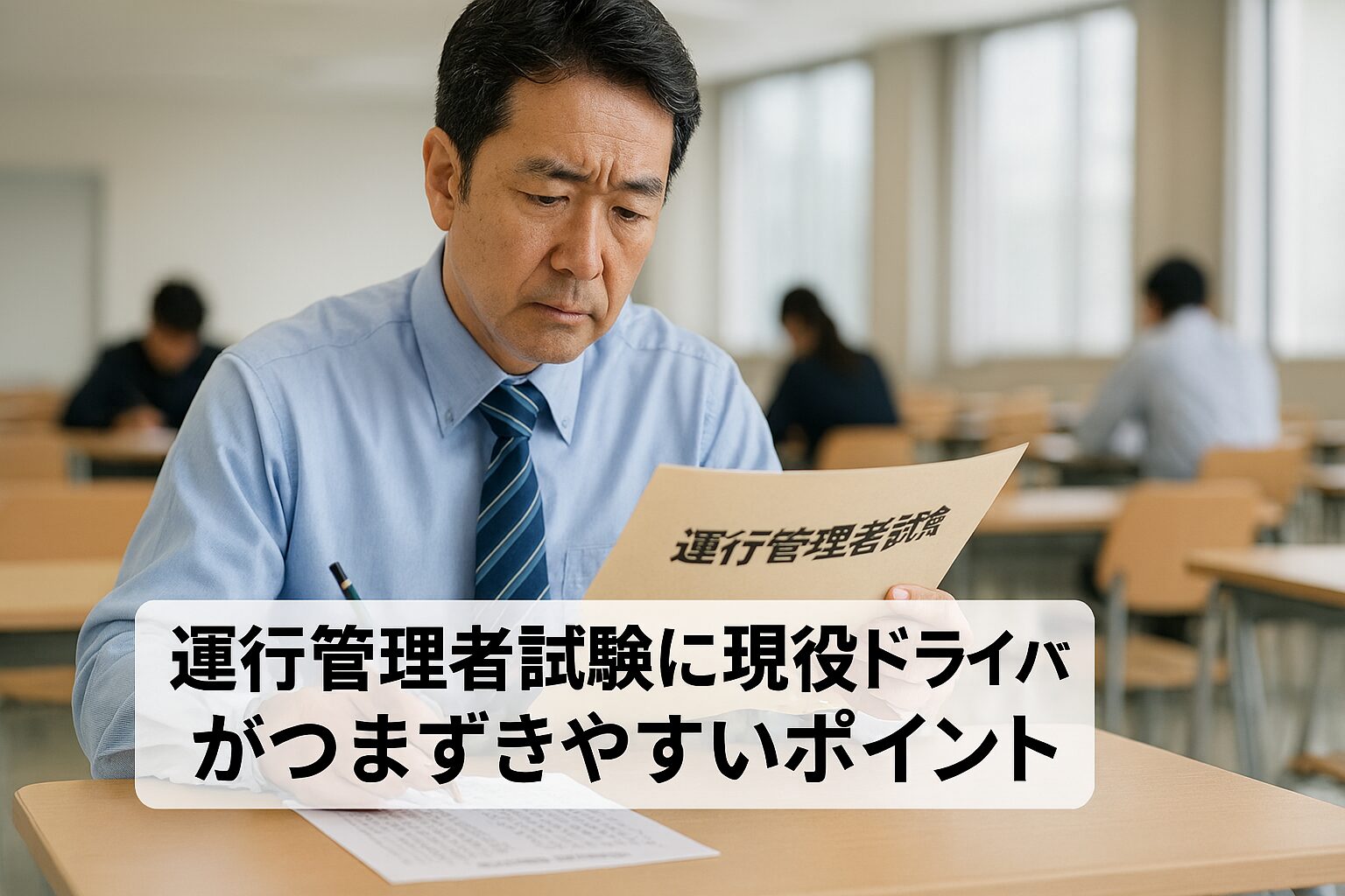 運行管理者試験に現役ドライバーがつまずきやすいポイント