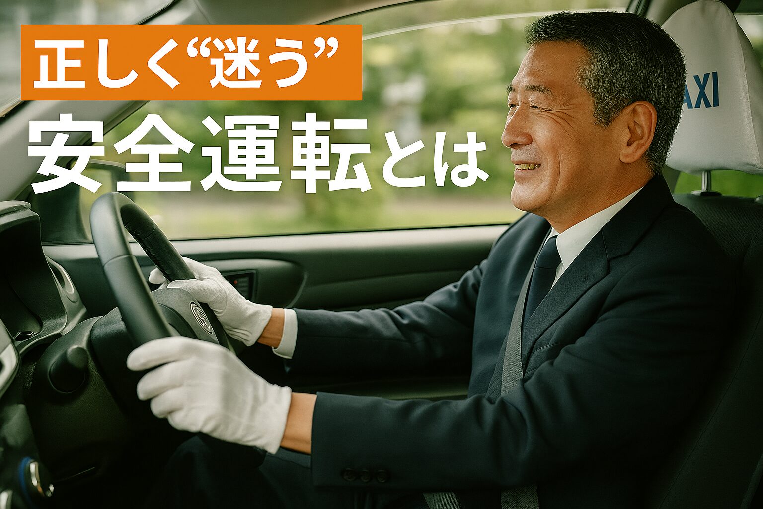 正しく"迷う"安全運転とは？